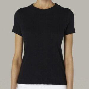 NWT Enza Costa Recycled Jersey Slouch Tee in black